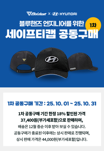 블루핸즈 세이프티캡 공동구매 1차